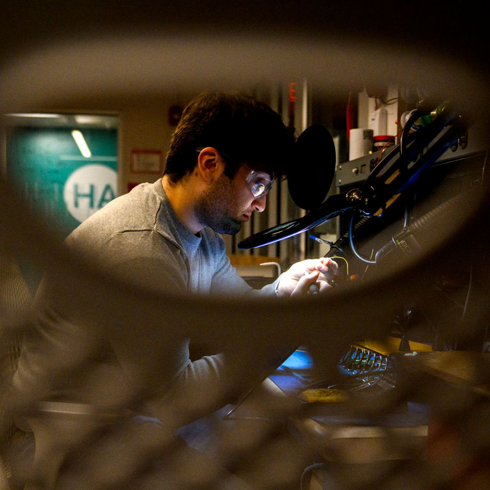 Beautiful Man Soldering